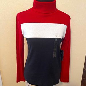 Tommy Hilfiger Women’s Colorblock Knit Turtleneck